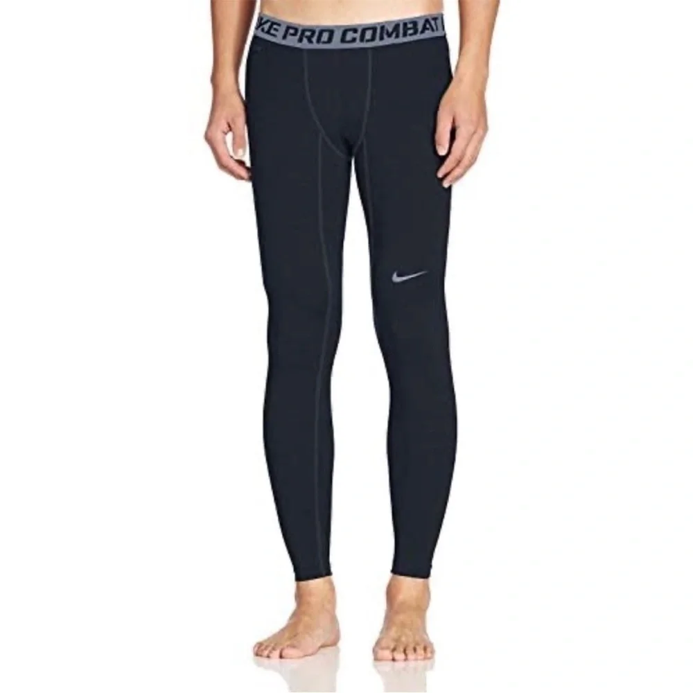Nike Pro Combat Black Compression Pants Sz L